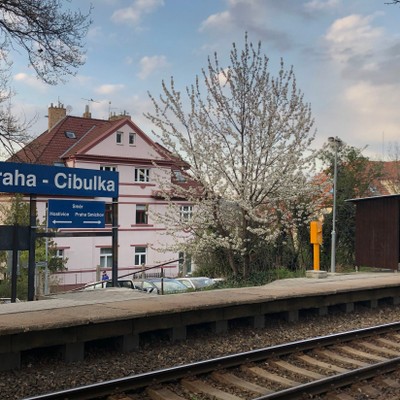 Vlaková stanice Praha - Cibulka